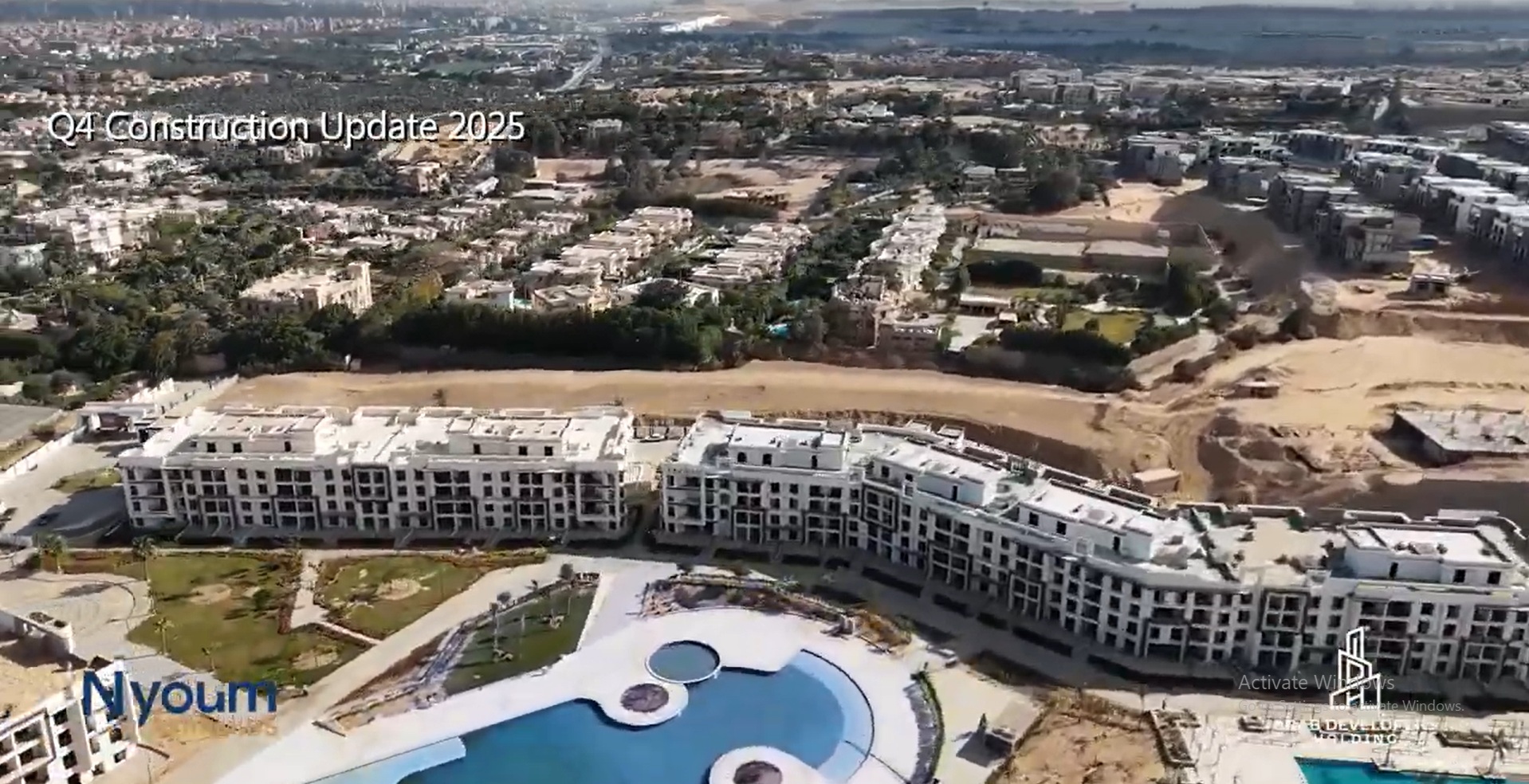 Nyoum pyramids construction update Q4