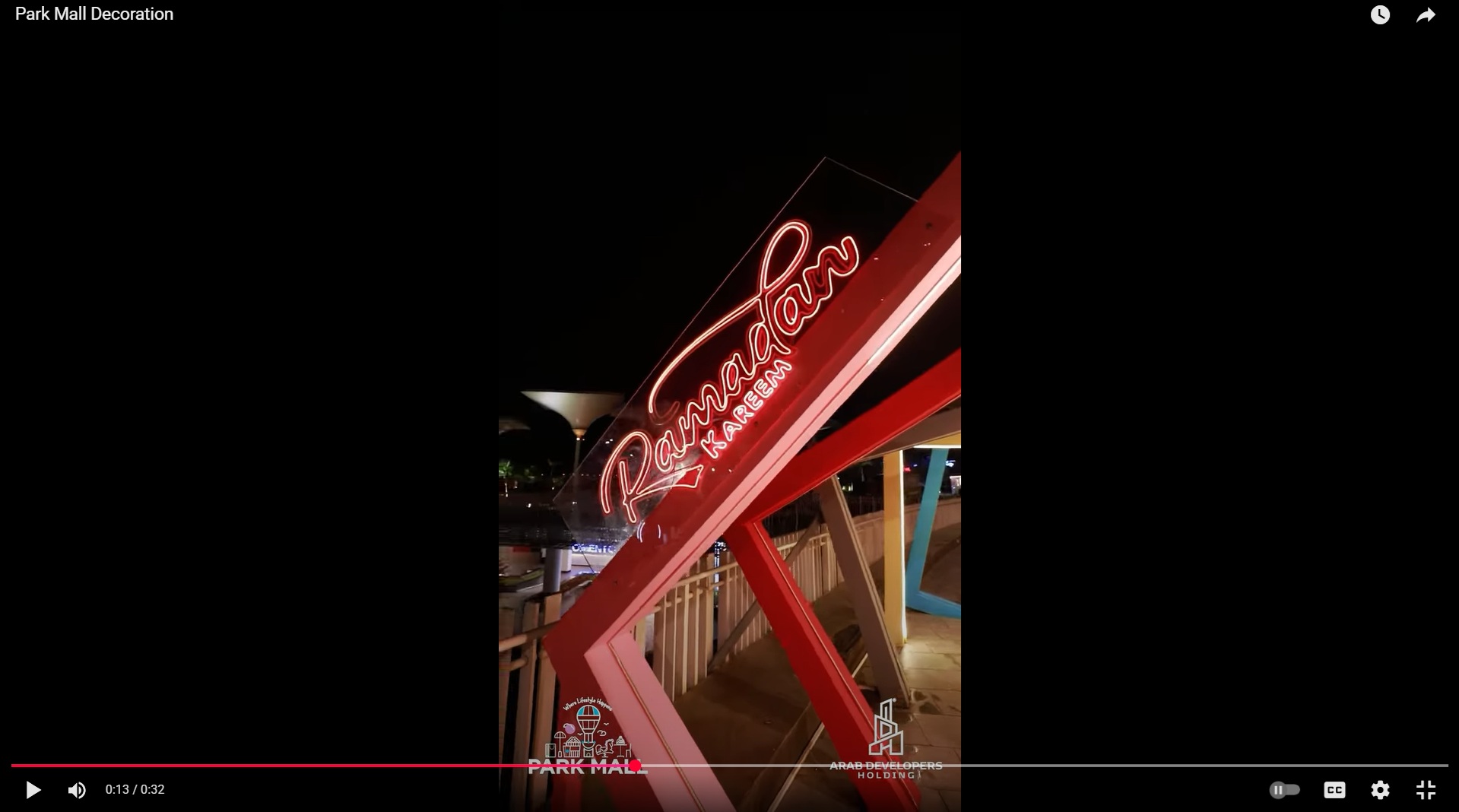 Park Mall Decoration