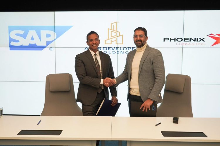Arab Developers Holding Forms Strategic Partnership with SAP Global to Revolutionize Planning, Operations, Resource Management System