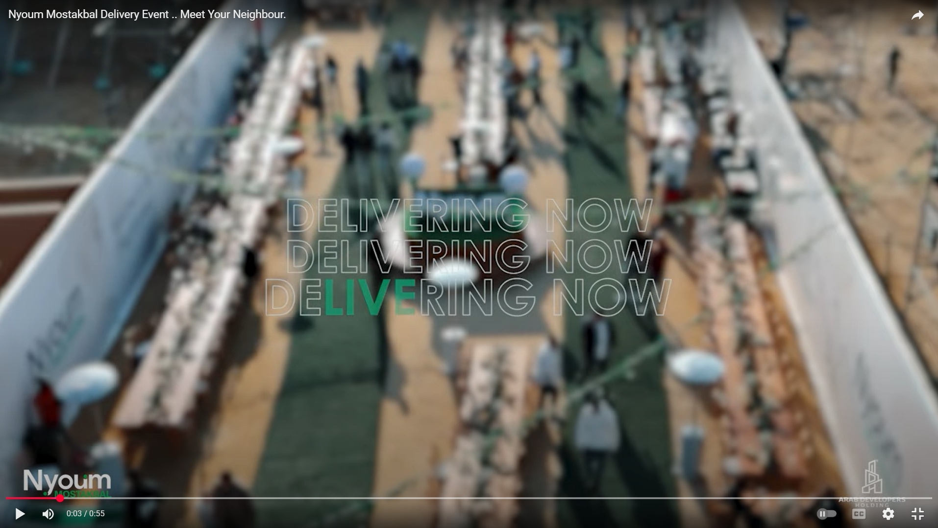 Nyoum Mostakbal Delivery Event .. Meet Your Neighbour.