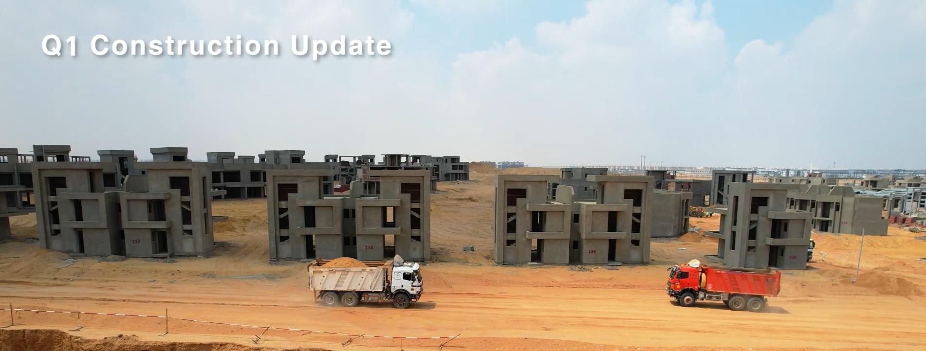 Nyoum Mostakbal Q1 Construction update is progressing as planned.