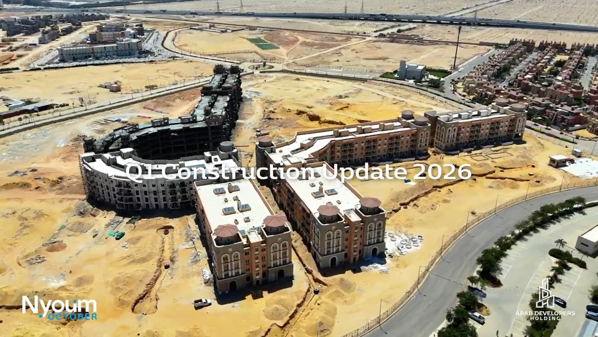 Construction at Nyoum October continues with steady progress across Little Rome and Napoli.